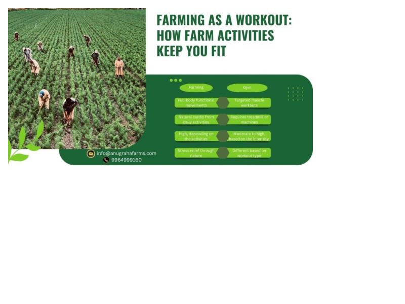 Farming as a Workout: How Farm Activities Keep You Fit